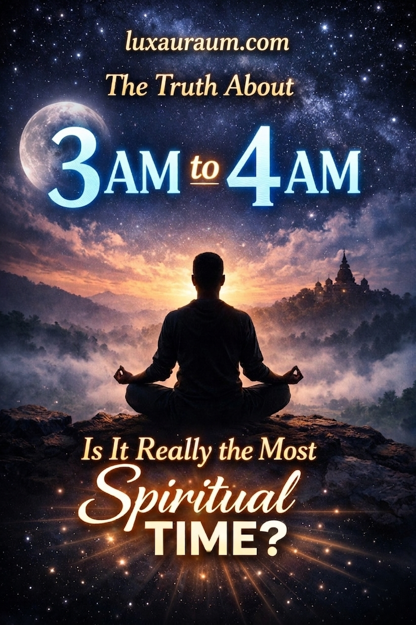 The Truth About 3 AM to 4 AM: Is It Really the "Most Spiritual Time"?