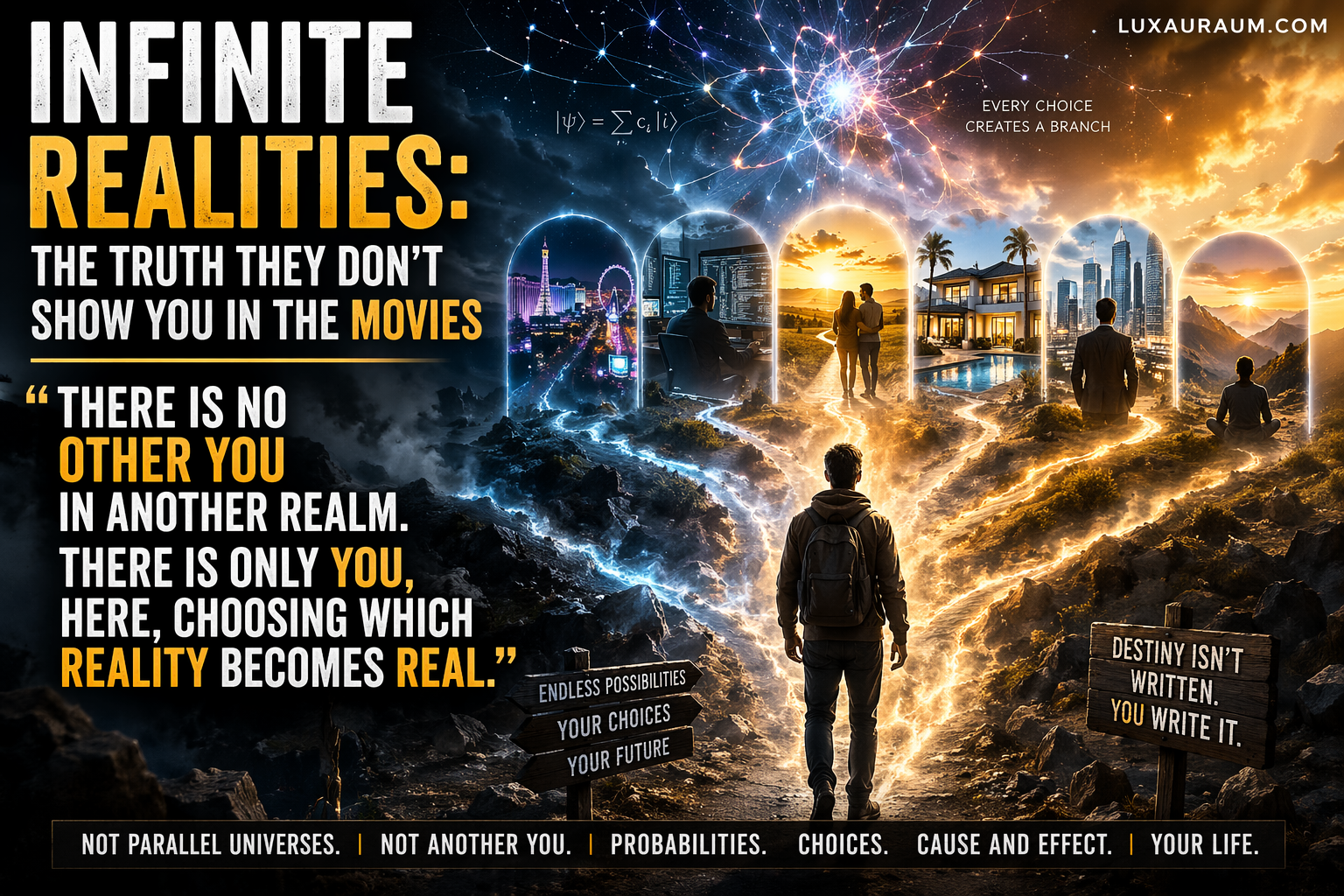 There Is No Other You in Another Realm. There Is Only You, Here, Choosing Which Reality Becomes Real.